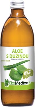 Aloe s dužinou - přírodní šťáva 500 ml