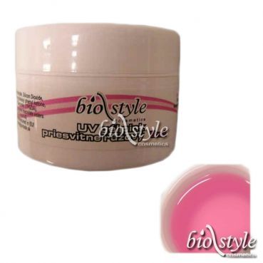 Biostyle UV gél priesvitne ružový 15ml - darček nad 60€
