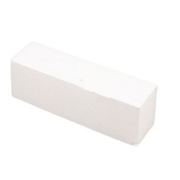 Blok bílý na nehty brusný 80x80