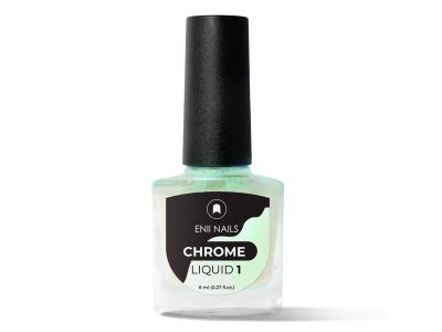 Tekutý chromový prášek CHROME LIQUID 1, světle zelený 8ml
