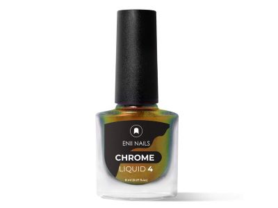 Tekutý chromový prášek CHROME LIQUID 4, zlato zelená aurora,8ml