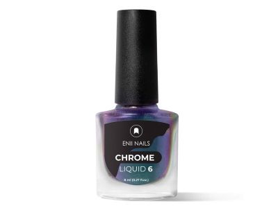Tekutý chromový prášek CHROME LIQUID 6, modře fialová aurora,8ml